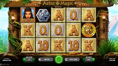 Aztec Magic Deluxe Slot Machine .